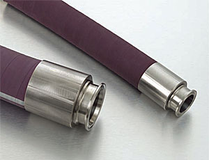 ST07 ST0L Rubber Covered Smooth Bore PTFE Hose