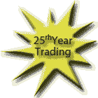 25th year of trading Celebrating our 25th year of trading success